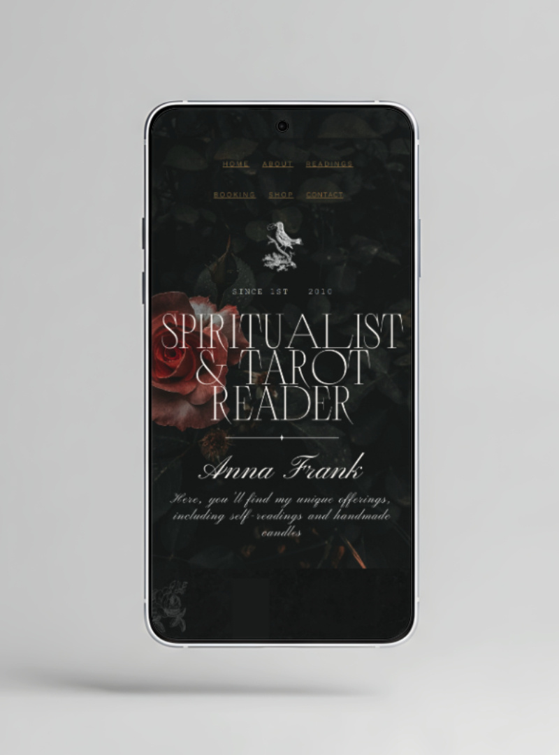 The Spiritualist Canva Website Template