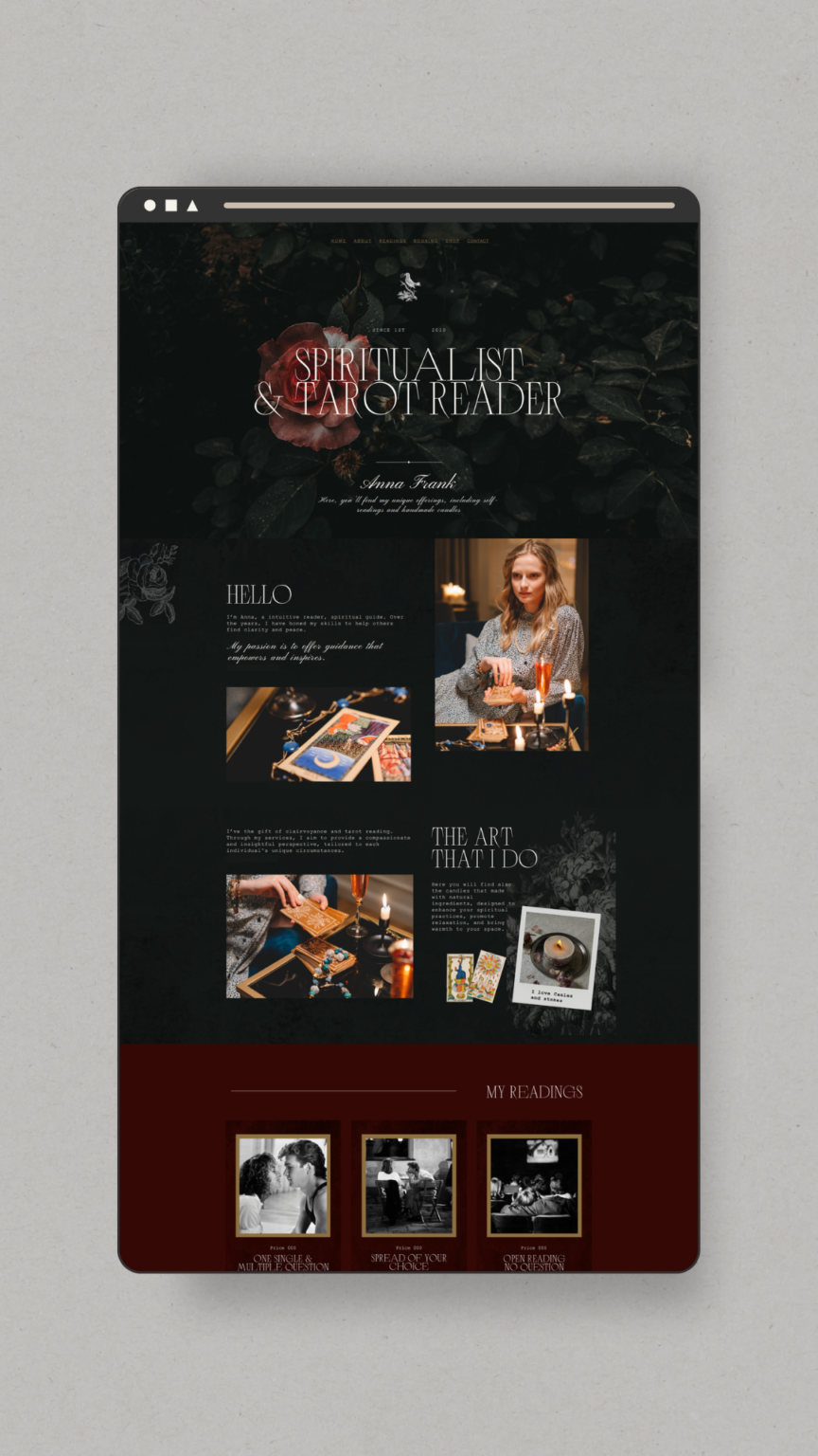 Modern Neutral Mockup Website Design Services Promotion Instagram Story