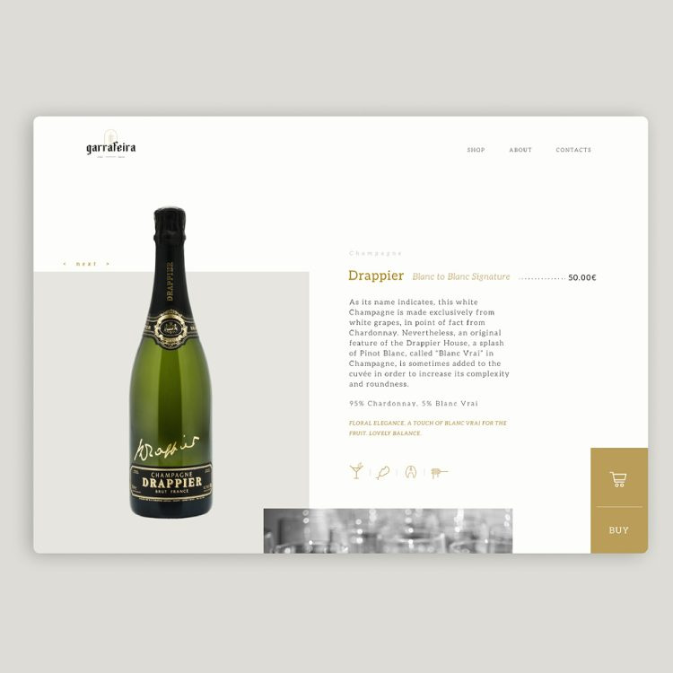 garrafeira-logo-identity-website-product-page